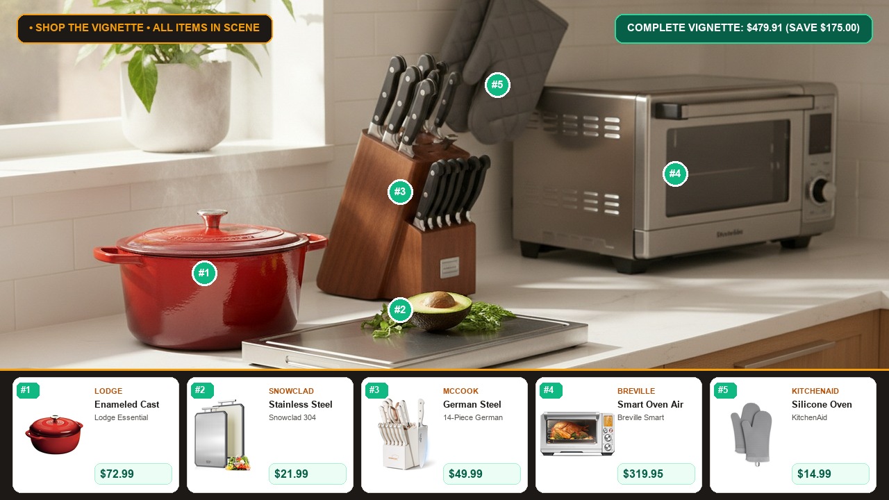 The Chef's Kitchen & Decanted Prep Reset: Professional Cookware & Storage Under $480 Room Scene Preview