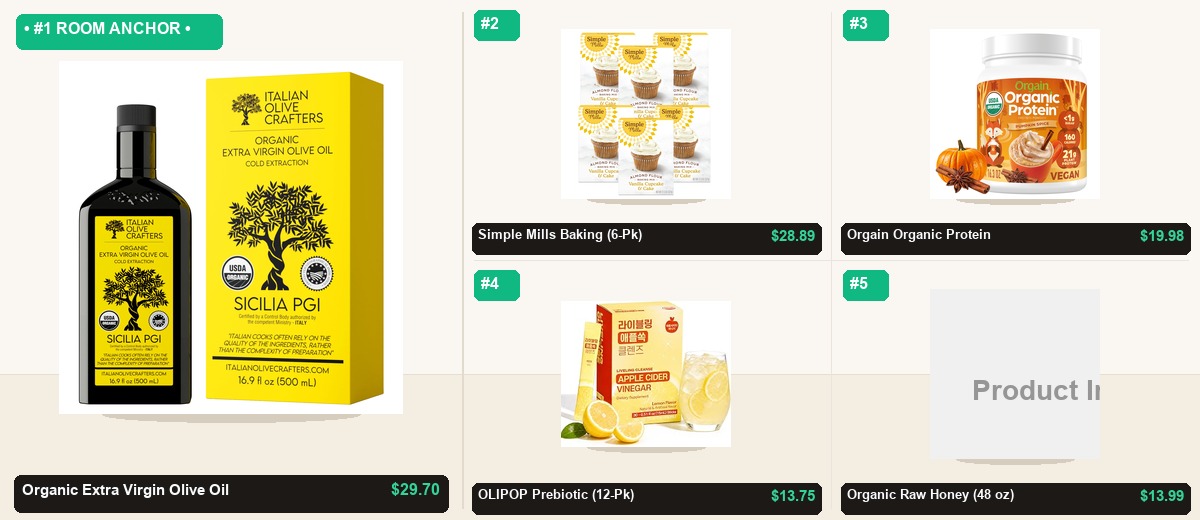 The 5-Item SmartLife Deals Clean Label Pantry Essentials System - Individual Product Cutout Stage