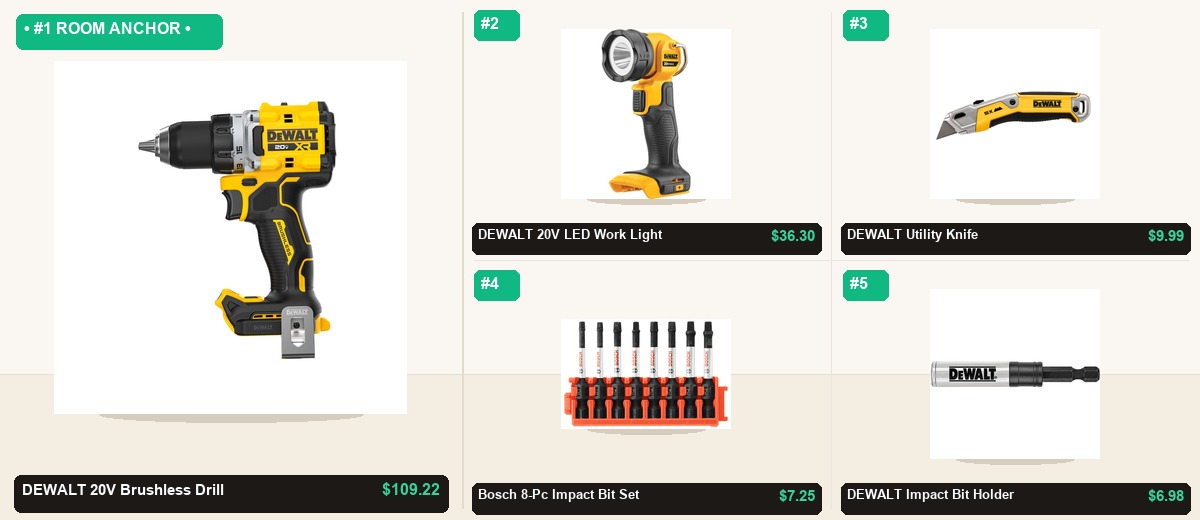 The 5-Item Tools, Garden & Outdoor Sports Essentials System - Individual Product Cutout Stage