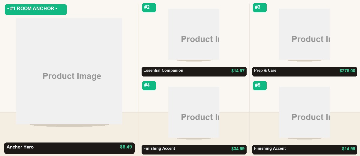 The 5-Item Curated Flagship Deals Essentials System - Individual Product Cutout Stage