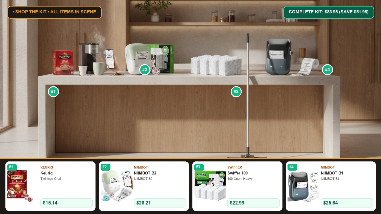 The 4-Item SmartLife Daily Deals & Essentials Essentials System Room Scene Preview