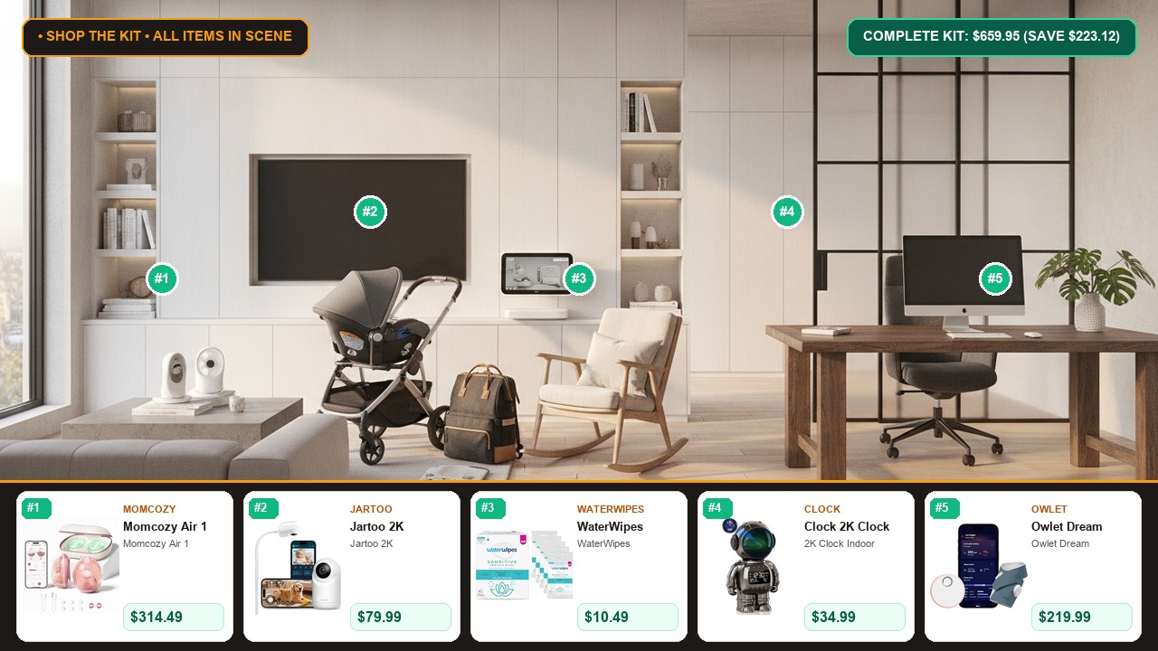 The 5-Item Baby & Toddler Essentials Essentials System Room Scene Preview