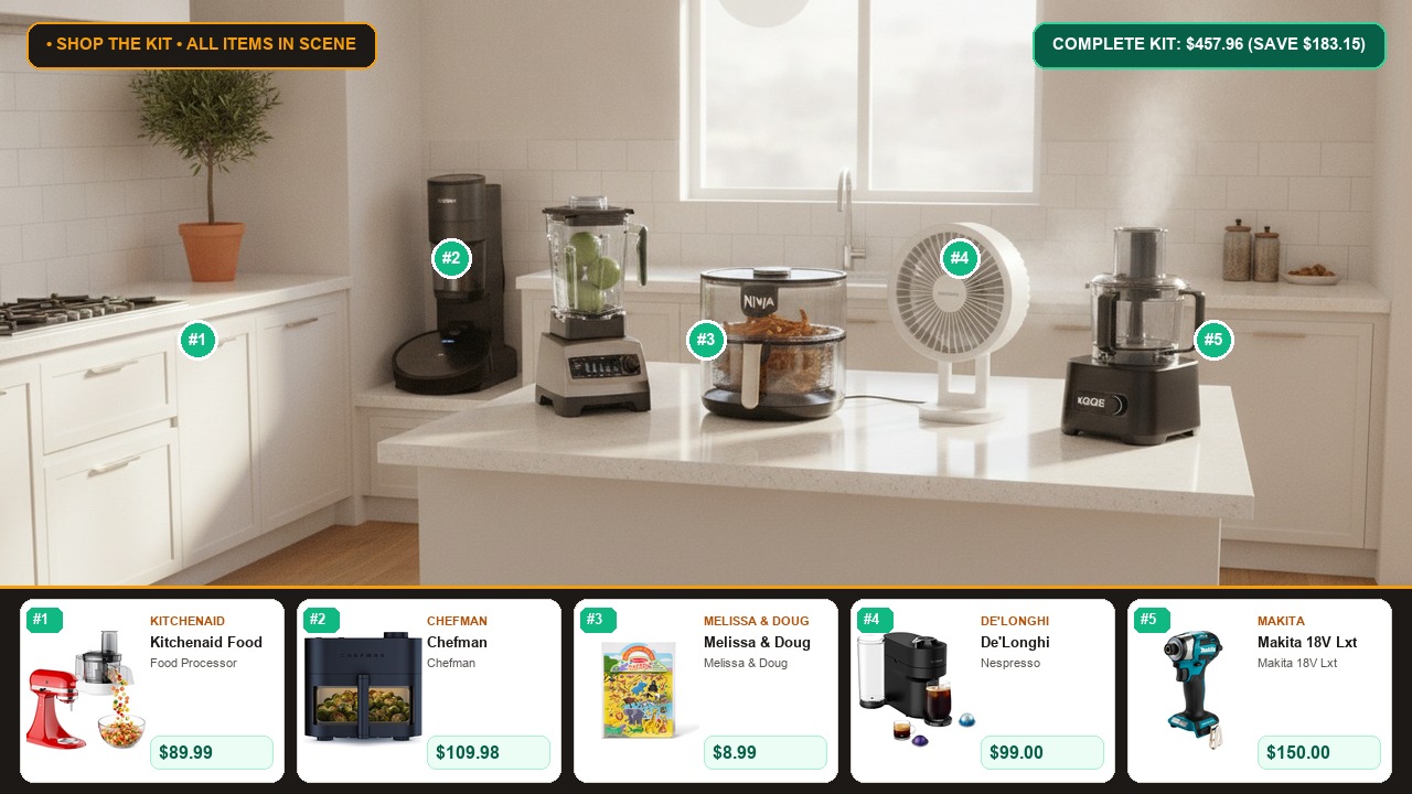The 5-Item Home, Kitchen & Appliances Essentials System Room Scene Preview