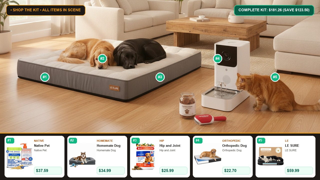 The 5-Item Pets & Animal Care Essentials System Room Scene Preview