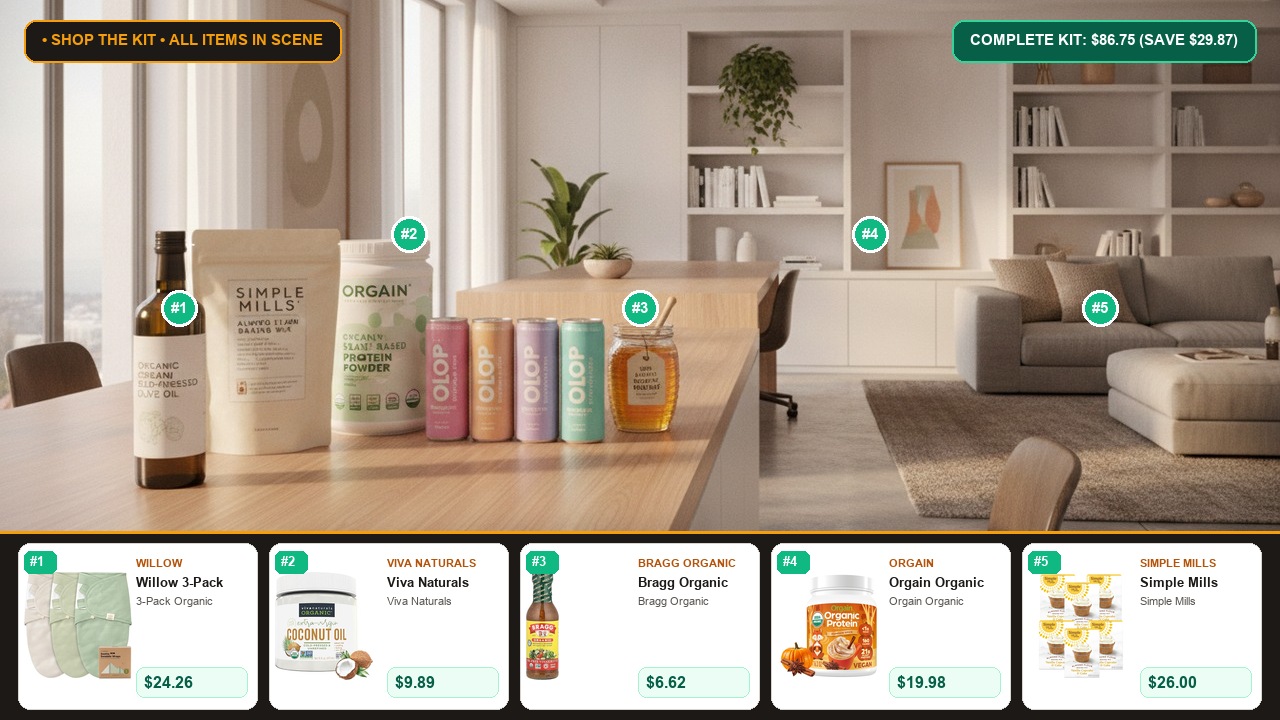 The 5-Item SmartLife Deals Clean Label Pantry Essentials System Room Scene Preview