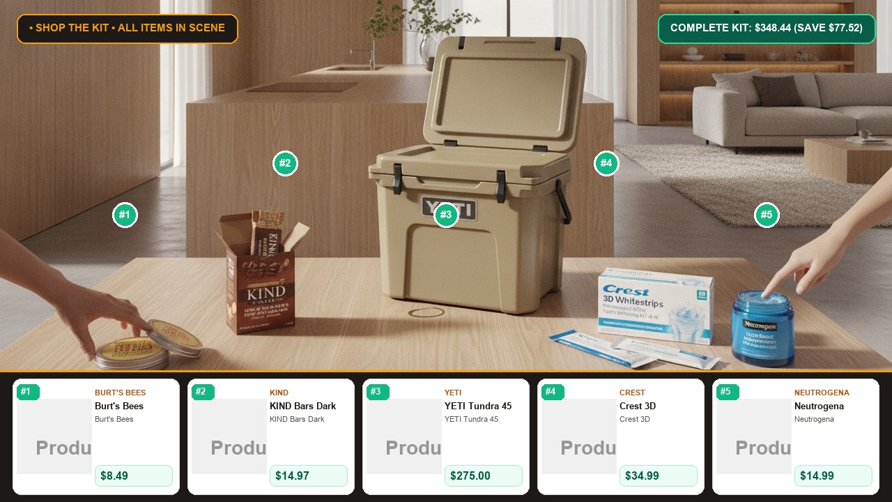 The 5-Item Curated Flagship Deals Essentials System Room Scene Preview