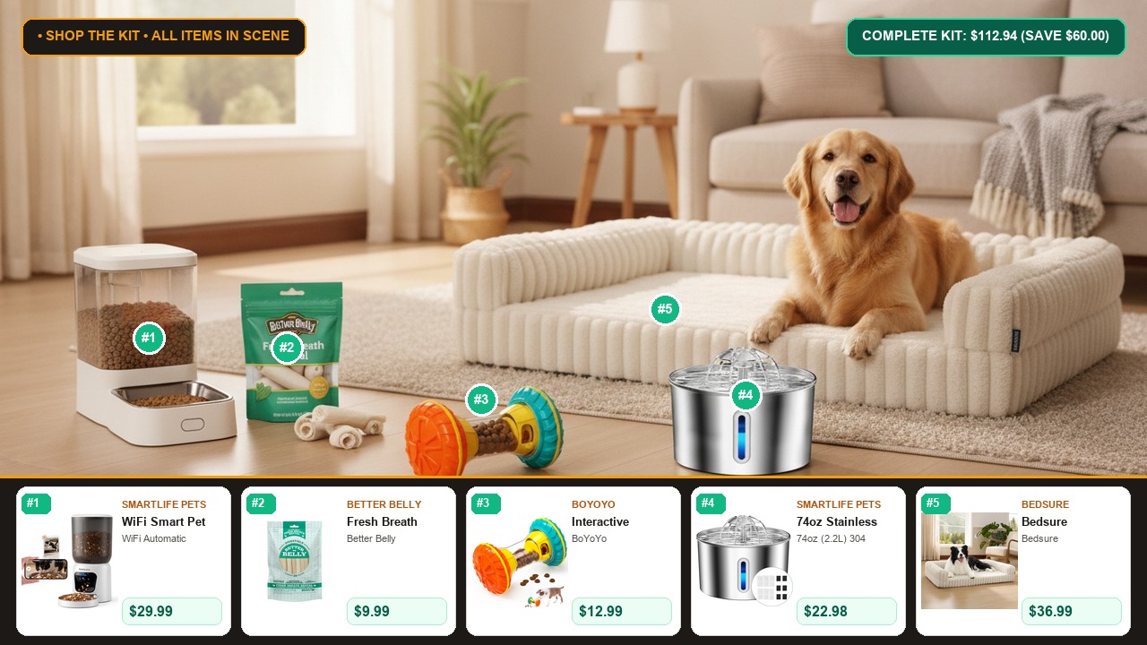 The First-Year Puppy Dog Survival Kit: 5 Essentials for Stress-Free Training Under $120 Room Scene Preview