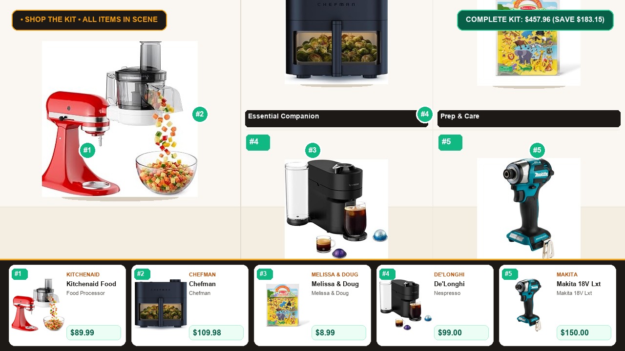 The 5-Item Home, Kitchen & Appliances Essentials System Room Scene Preview