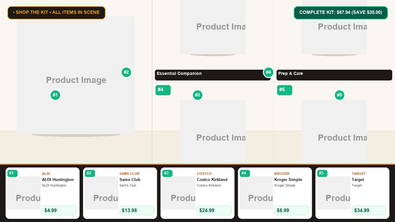 The 5-Item Retailer Club Deals Essentials System Room Scene Preview