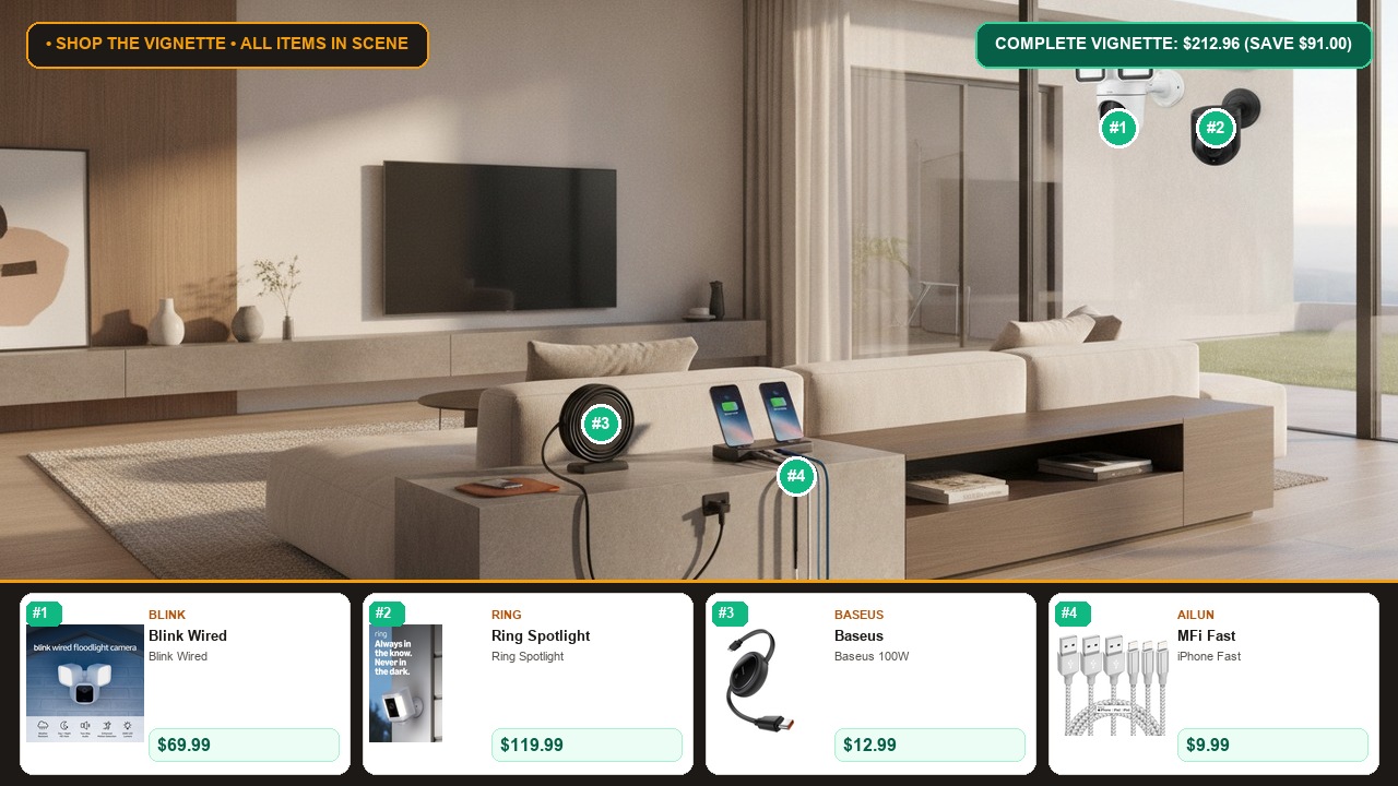 The Smart Home Security & Power Backup Setup: Complete Home Defense Under $220 Room Scene Preview