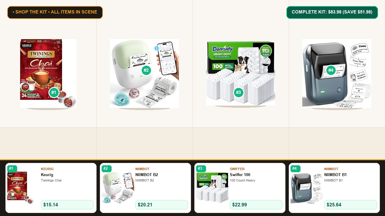 The 4-Item SmartLife Daily Deals & Essentials Essentials System Room Scene Preview