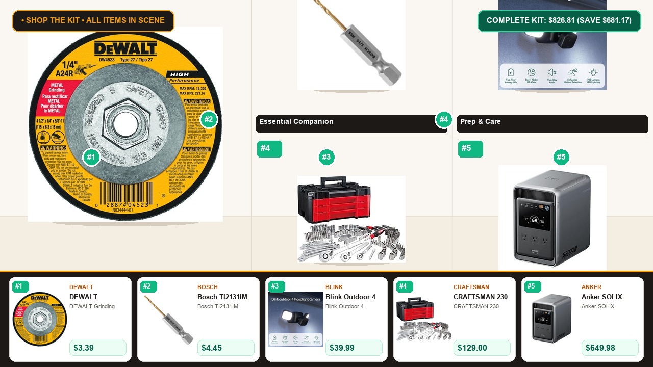 The 5-Item Tools, Garden & Outdoor Sports Essentials System Room Scene Preview
